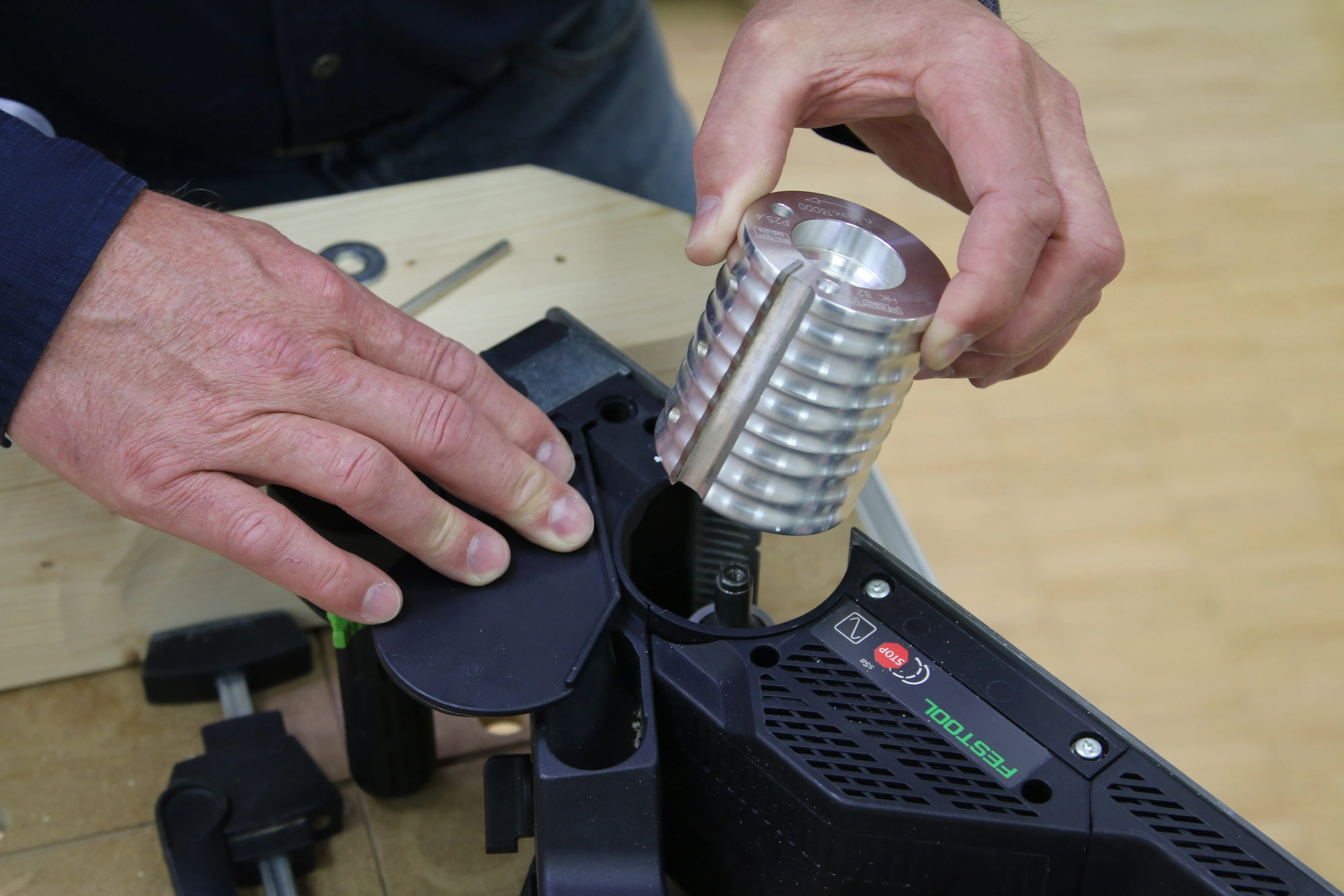 Rustieke schaafkop vervangen