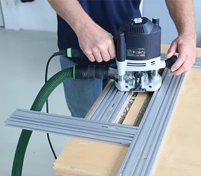 Bovenfrees met de klok mee bewegen