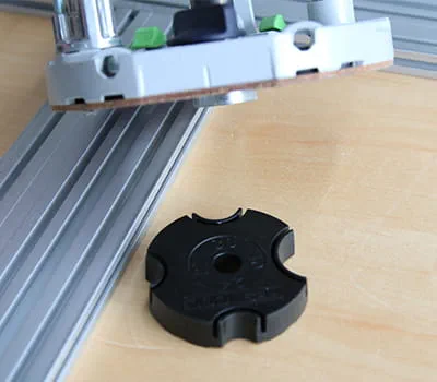 Kopieerring plaatsen