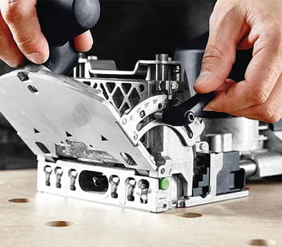 Freesmachine instellen