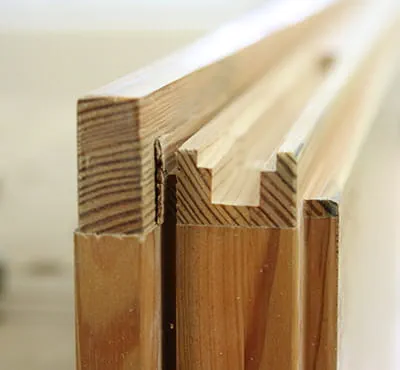 Sponning van slotkasten frezen