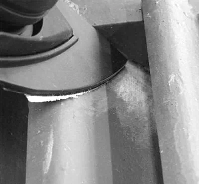 Lamellenschuurzool bevestigen