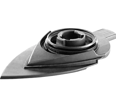 Lamellenschuurzool bevestigen