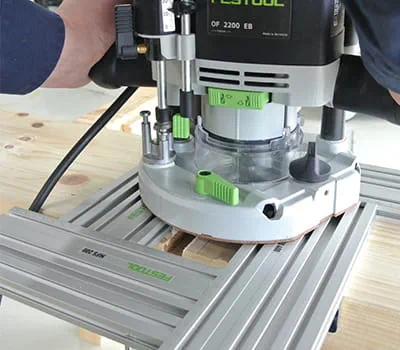 Diepte van de frees instellen