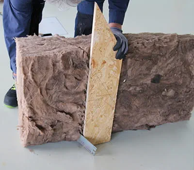 Schuine zaagsnede uitvoeren