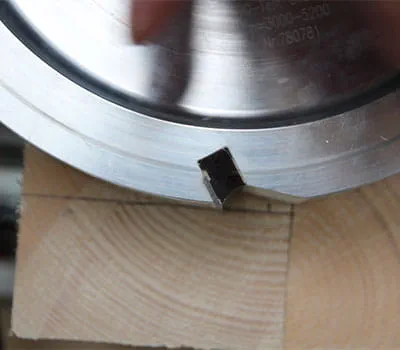 Afplatdiepte instellen