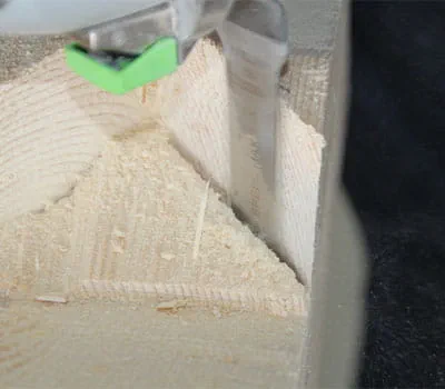 Hoekkeperspantgroef maken