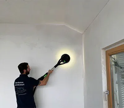 Met schuren beginnen