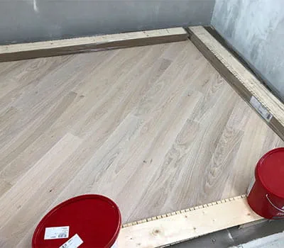 Verzwaren van het gehele vlak