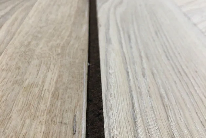 dilatatievoeg parket