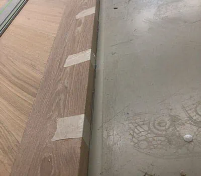 Plakstroken over de gehele lengte