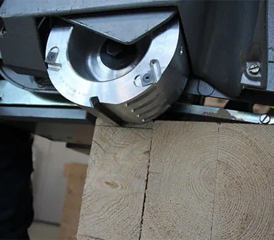 Uitsparingsdiepte instellen