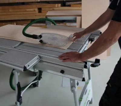 Parallelle zaagsneden uitvoeren