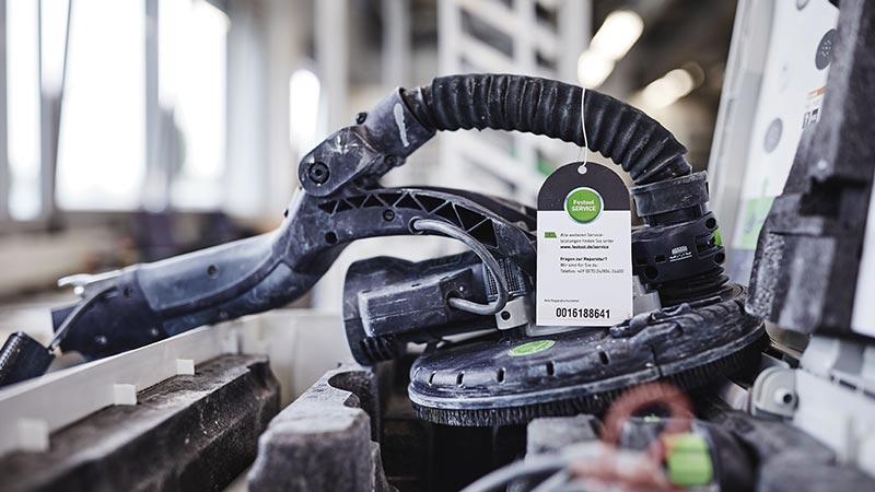 Volledige reparatieservice van Festool