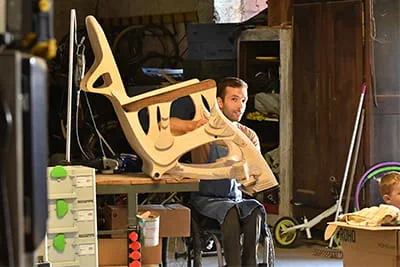 Paul de Livron in zijn atelier.