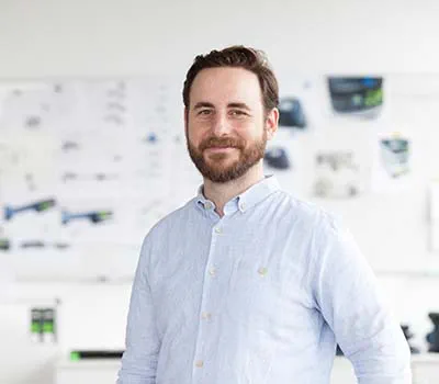 Productontwerper Timo Kuhls van Festool