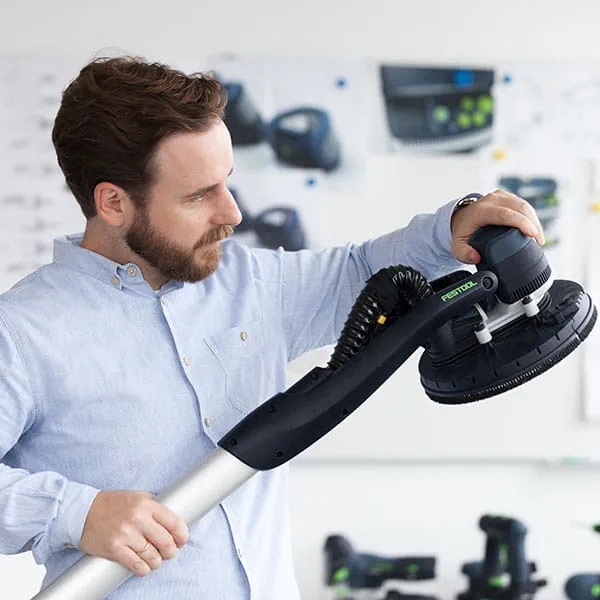 Productontwerper Timo Kuhls van Festool met de Planex easy