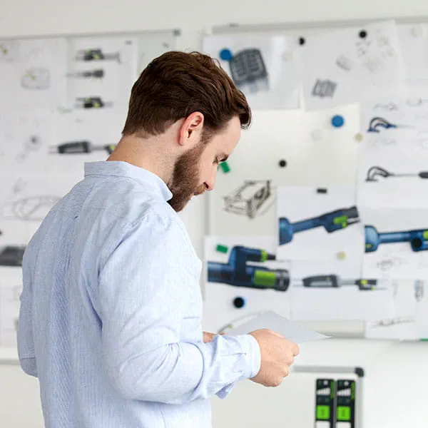 Productontwerper Timo Kuhls van Festool