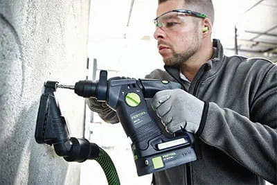 Festool accu-producten in de toepassing.