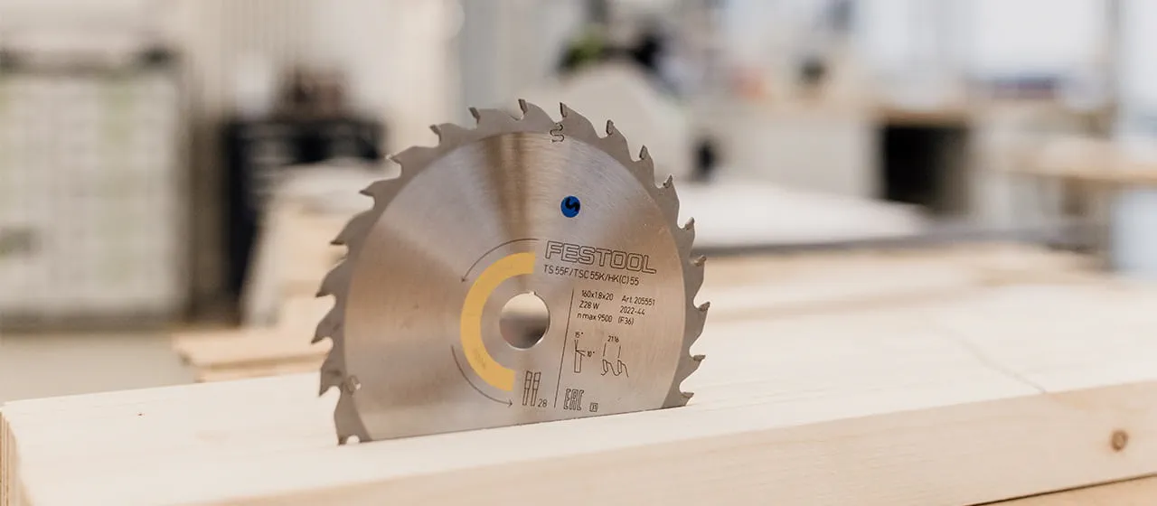 De zaagbladen van Festool