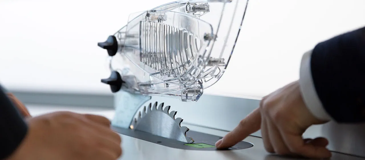 De SawStop-technologie in de Festool- tafelcirkelzaag TKS 80