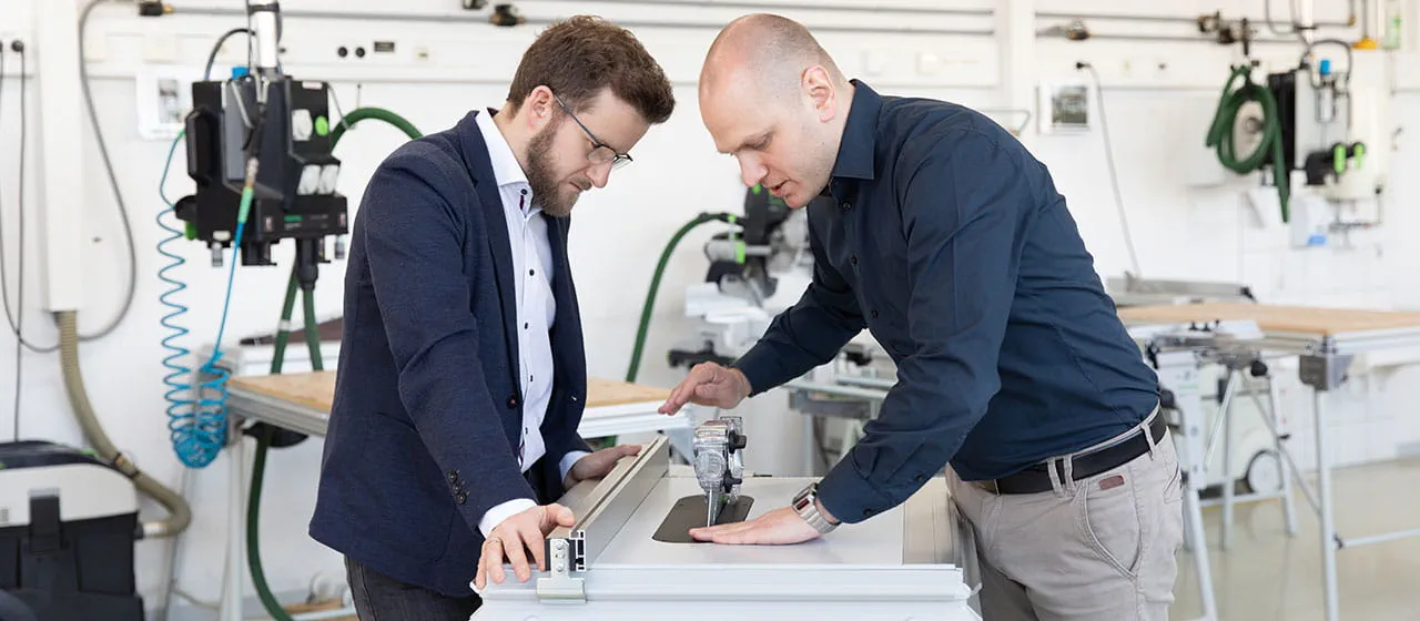 De SawStop-technologie in de Festool- tafelcirkelzaag TKS 80