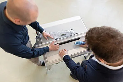 De SawStop-technologie in de Festool- tafelcirkelzaag TKS 80