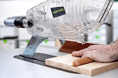 De Festool-tafelcirkelzaag TKS 80 met de SawStop-technologie