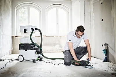 Ondergrondvoorbereiding op de vloer met Festool