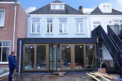Tom Van Oorschot aan het werk.