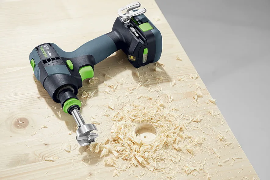 De nieuwe TXS 12 van Festool aan het werk