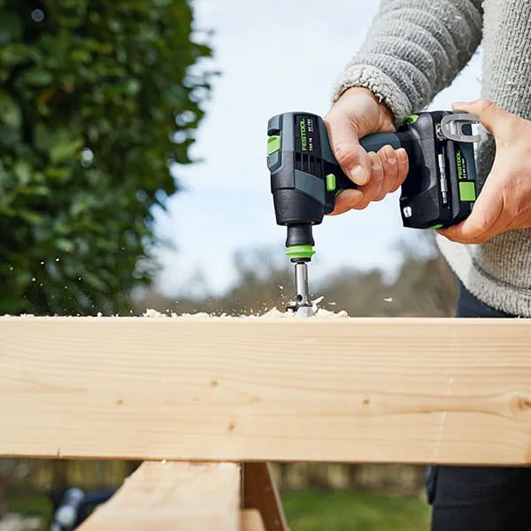 De nieuwe TXS 18 van Festool in gebruik