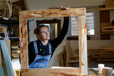 Een afgebouwd vivihouse