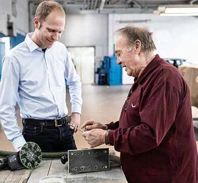 Productmanagers van Festool in gesprek