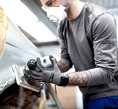 De accu-schuurmachines van Festool in actie