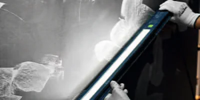 Het Festool-controlelicht in actie