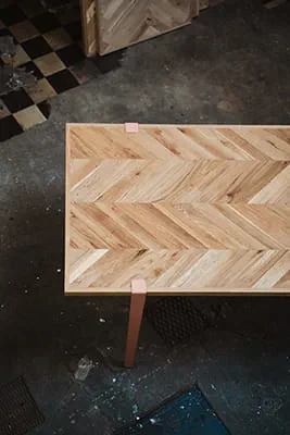 Een afgewerkte Tafel van Fisch&Tisch