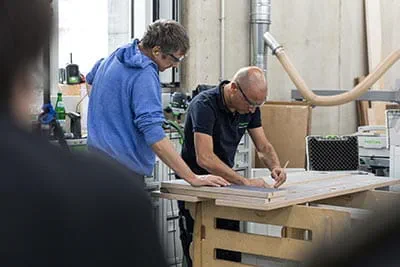 Afmetingen van de houten pasvormen