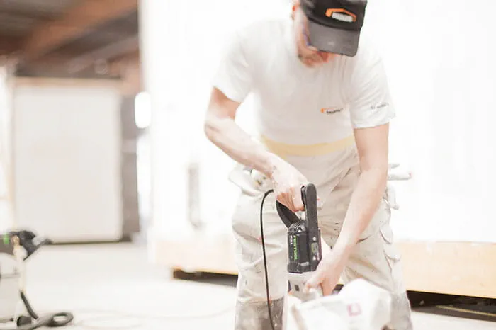 De Festool-machines in actie