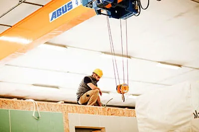 De prefabwoningen van de firma Haas uit Oostenrijk