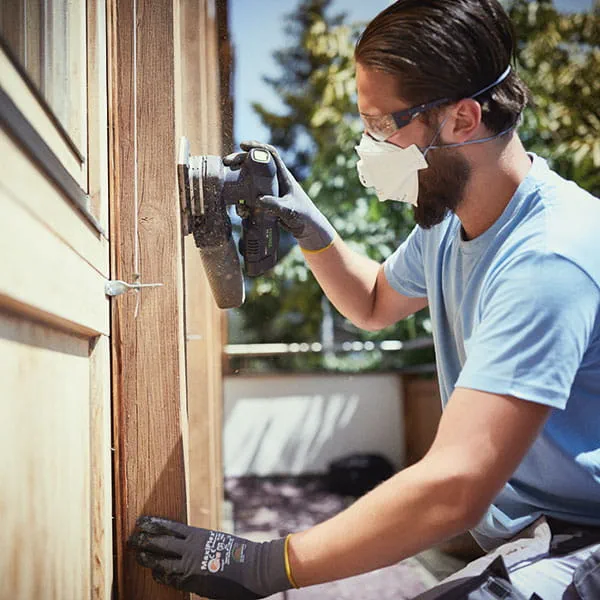 Schuren met de accu-schuurmachine van Festool