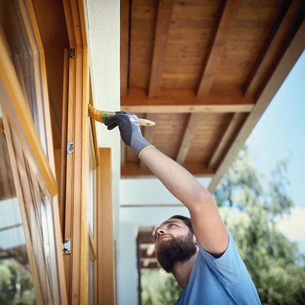 Schilderwerk aan een huismuur