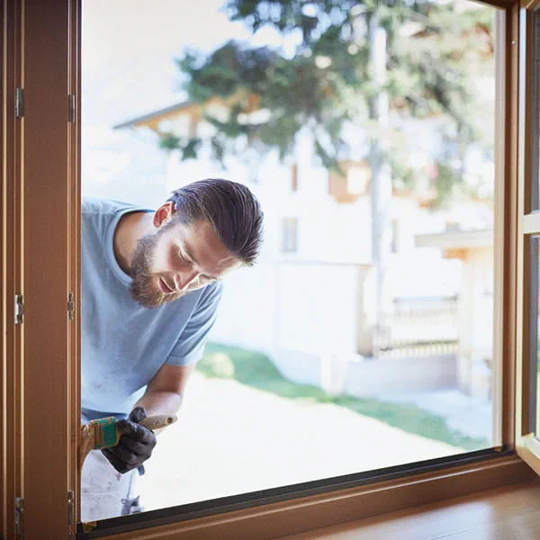 Schilderen van een raamkozijn