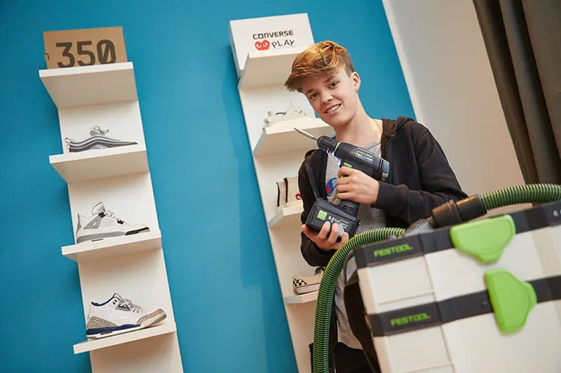 Het maken van een kast met de accu-schroefboormachine van Festool