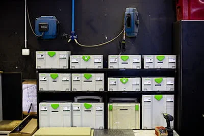 Ordening in systeem met de Systainers van Festool