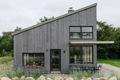 Modern houten huis