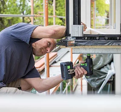 Schroeven met de accu-schroefboormachine van Festool